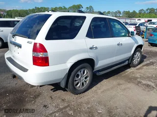 2003 Acura MDX Touring Pkg RES w/Navigation System with VIN 2HNYD18943H507512, listed as a IAAI auction lot 41983011 with 165,445 mi miles. Bid and sale history available at carsss.com. Image 4.