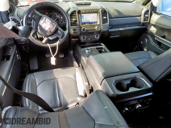 2020 Ford Expedition Max Limited with VIN 1FMJK1KT3LEA11685, listed as a Copart auction lot 58217265 with 123,360 mi miles and Salvage title. Bid and sale history available at DreamBid. Image 8.