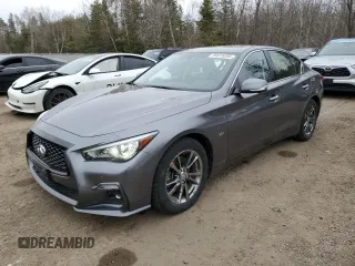 2020 Infiniti Q50 3.0t LUXE with VIN JN1EV7AR1LM254779, listed as a Copart auction lot 50878295 with 70,246 mi miles and Clean Title. Bid and sale history available at carsss.com. Image 1.