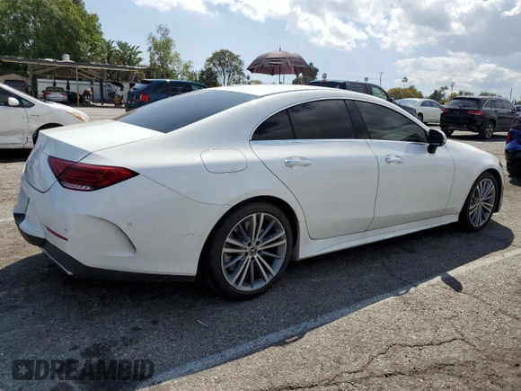 2019 Mercedes-Benz CLS with VIN WDD2J5JB1KA038472, listed as a Copart auction lot 48941014 with 44,099 mi miles and Salvage Title. Bid and sale history available at carsss.com. Image 3.