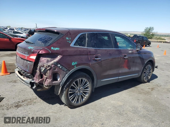 2017 Lincoln MKX Reserve with VIN 2LMPJ8LR7HBL19751, listed as a Copart auction lot 61425825 with 97,757 mi miles and Salvage title. Bid and sale history available at DreamBid. Image 3.