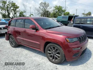 2018 Jeep Grand Cherokee Overland with VIN 1C4RJFCG5JC338137, listed as a Copart auction lot 58008915 with 89,481 mi miles and Salvage title. Bid and sale history available at DreamBid. Image 4.