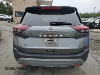 2022 Nissan Rogue S z VIN 5N1BT3AB4NC716855, wystawiony jako Copart lot #81800804 z przebiegiem 23 716 mil mil oraz Szkoda całkowita • Salvage title. Historia ofert i sprzedaży dostępna na DreamBid. Obrazek 6.