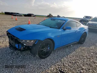 2024 Ford Mustang GT z VIN 1FA6P8CF6R5431405, wystawiony jako Copart lot #64389805 z przebiegiem 26 094 mil mil oraz Szkoda całkowita • Salvage title. Historia ofert i sprzedaży dostępna na DreamBid. Obrazek 1.