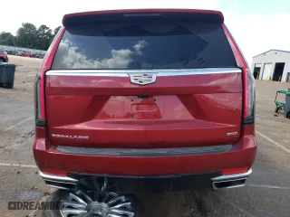 2024 Cadillac Escalade RWD Premium Luxury with VIN 1GYS3BKL2RR121537, listed as a Copart auction lot 77426534 with 5,356 mi miles and Salvage Title. Bid and sale history available at carsss.com. Image 6.