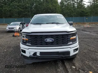 2024 Ford F-150 with VIN 1FTFX2L53RKD08080, listed as a Copart auction lot 43693095 with 4,381 mi miles and Salvage title. Bid and sale history available at DreamBid. Image 5.
