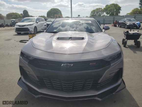 2021 Chevrolet Camaro 1SS with VIN 1G1FF1R7XM0102340, listed as a Copart auction lot 54199585 with 39,390 mi miles and Salvage Title. Bid and sale history available at carsss.com. Image 5.