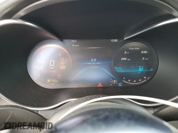 2021 Mercedes-Benz C 300 with VIN W1KWF8DB5MR630526, listed as a Copart auction lot 65185895 with 120,452 mi miles and Clean title. Bid and sale history available at DreamBid. Image 9.