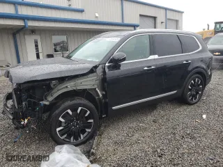 2024 Kia Telluride SX Prestige X-Line with VIN 5XYP5DGC1RG507245, listed as a Copart auction lot 43534585 with 6,246 mi miles and Salvage Title. Bid and sale history available at carsss.com. Image 1.