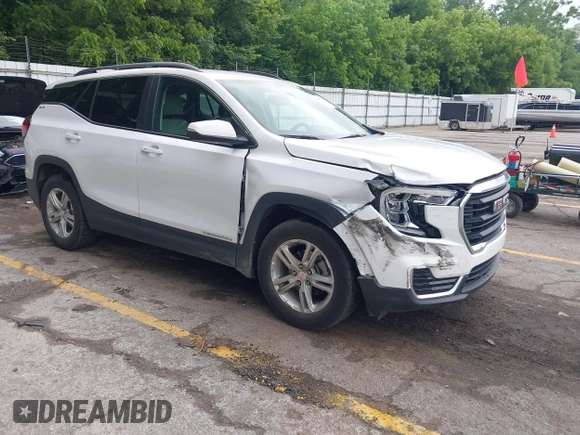 2023 GMC Terrain SLE with VIN 3GKALTEG6PL238083, listed as a IAAI auction lot 42583941 with 65,892 mi miles and . Bid and sale history available at DreamBid. Image 1.