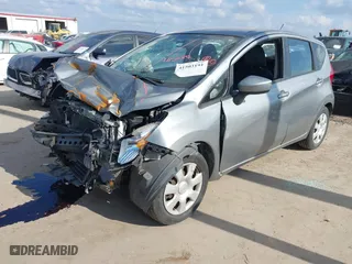 2015 Nissan Versa Note SV with VIN 3N1CE2CP9FL421765, listed as a IAAI auction lot 42110587 with 157,474 mi miles. Bid and sale history available at carsss.com. Image 2.