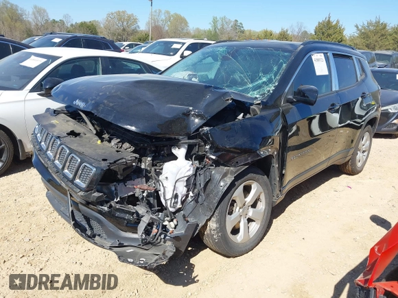 2021 Jeep Compass Latitude with VIN 3C4NJCBB4MT532251, listed as a IAAI auction lot 41889321 with 52,295 mi miles and . Bid and sale history available at DreamBid. Image 17.
