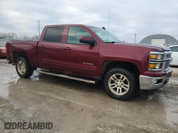 2015 Chevrolet Silverado 1500 LT with VIN 3GCUKREC9FG304810, listed as a Copart auction lot 85220914 with 130,894 mi miles and Salvage Title. Bid and sale history available at DreamBid. Image 4.