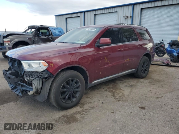 2017 Dodge Durango SXT with VIN 1C4RDJAG4HC839477, listed as a Copart auction lot 56588895 with 160,674 mi miles and Salvage title. Bid and sale history available at DreamBid. Image 1.