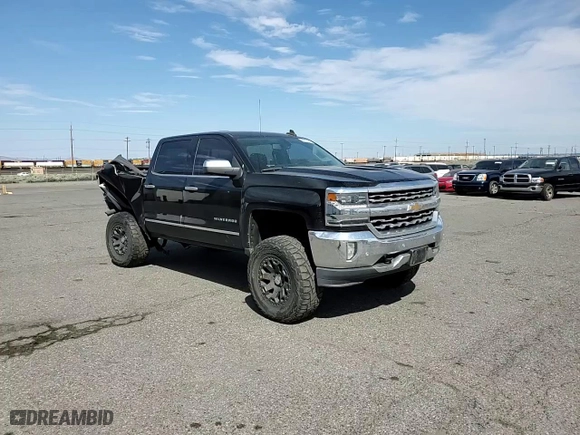 2018 Chevrolet Silverado 1500 LTZ with VIN 3GCUKSER4JG327481, listed as a Copart auction lot 60287684 with 54,004 mi miles and Salvage Title. Bid and sale history available at carsss.com. Image 11.