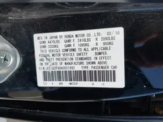 2010 Acura TSX z VIN JH4CU2F66AC021992, wystawiony jako IAAI lot #42412747 z przebiegiem 200 041 mil mil oraz . Historia ofert i sprzedaży dostępna na DreamBid. Obrazek 9.
