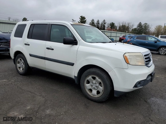 2013 Honda Pilot LX with VIN 5FNYF4H23DB074874, listed as a Copart auction lot 52738525 with 145,360 mi miles and Salvage Title. Bid and sale history available at carsss.com. Image 4.