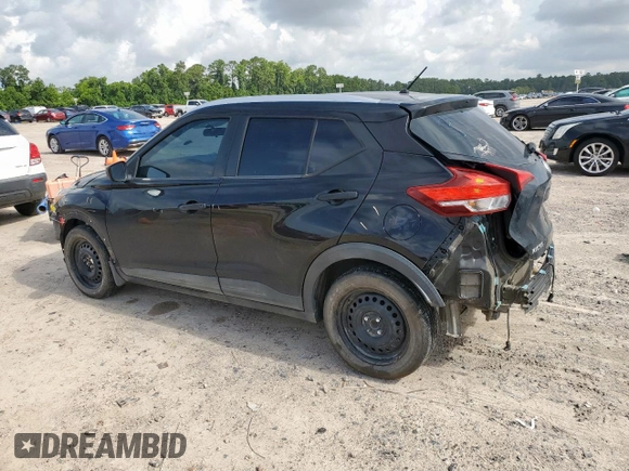2018 Nissan Kicks S with VIN 3N1CP5CU0JL535244, listed as a Copart auction lot 63816985 with 129,271 mi miles and Salvage title. Bid and sale history available at DreamBid. Image 2.