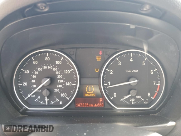 2008 BMW 1 Series 135i with VIN WBAUC73558VF24221, listed as a Copart auction lot 77442894 with 147,335 mi miles and Clean Title. Bid and sale history available at carsss.com. Image 9.