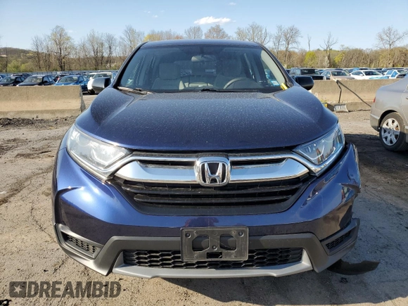 2018 Honda CR-V LX with VIN 2HKRW6H30JH203322, listed as a Copart auction lot 53071435 with 159,570 mi miles and Salvage Title. Bid and sale history available at DreamBid. Image 5.