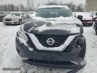 2015 Nissan Murano SV with VIN 5N1AZ2MH9FN278148, listed as a Copart auction lot 87742115 with 56,575 mi miles and Salvage Title. Bid and sale history available at carsss.com. Image 5.