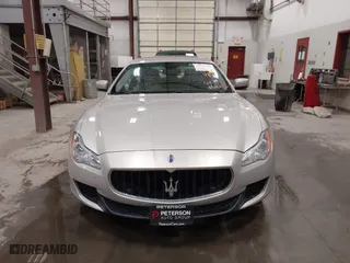 2015 Maserati Quattroporte S Q4 with VIN ZAM56RRA9F1131009, listed as a IAAI auction lot 41632708 with 83,020 mi miles. Bid and sale history available at carsss.com. Image 12.