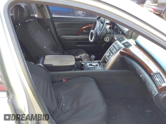 2006 Acura RL with VIN JH4KB16576C009442, listed as a IAAI auction lot 41945210 with 204,346 mi miles and . Bid and sale history available at DreamBid. Image 5.