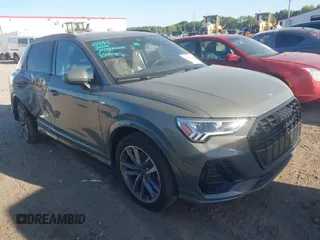 2024 Audi Q3 S line Premium with VIN WA1DECF33R1066372, listed as a IAAI auction lot 42034115 with 10,472 mi miles and . Bid and sale history available at DreamBid. Image 1.