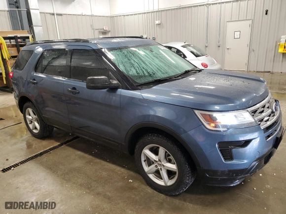 2018 Ford Explorer with VIN 1FM5K8B86JGC86166, listed as a Copart auction lot 76948504 with 52,508 mi miles and Salvage Title. Bid and sale history available at carsss.com. Image 4.