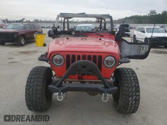 1997 Jeep Wrangler Sport with VIN 1J4FY19S8VP529153, listed as a Copart auction lot 45720935 with 0 mi miles and Salvage Title. Bid and sale history available at carsss.com. Image 5.