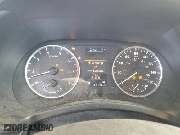 2020 Nissan Sentra S with VIN 3N1AB8BV3LY253221, listed as a Copart auction lot 87186584 with 41,380 mi miles and Salvage Title. Bid and sale history available at DreamBid. Image 9.