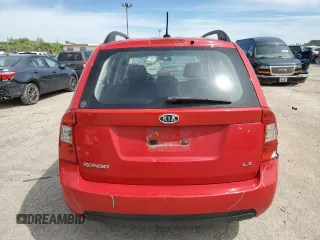 2009 Kia Rondo LX Base with VIN KNAFG528797273170, listed as a Copart auction lot 61351024 with 209,296 mi miles and Salvage Title. Bid and sale history available at carsss.com. Image 6.