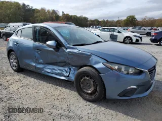2014 Mazda 3 i Sport with VIN JM1BM1K72E1203342, listed as a Copart auction lot 78787214 with 130,127 mi miles and Salvage Title. Bid and sale history available at DreamBid. Image 4.