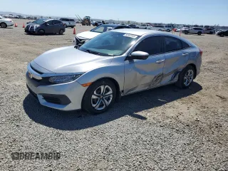 2017 Honda Civic LX with VIN 19XFC2F58HE022282, listed as a Copart auction lot 56552995 with 99,790 mi miles and Salvage title. Bid and sale history available at DreamBid. Image 1.