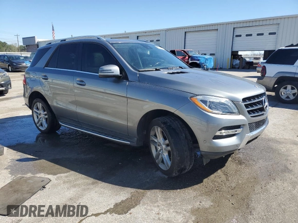 2015 Mercedes-Benz M ML 350 with VIN 4JGDA5HB6FA536757, listed as a Copart auction lot 50070965 with 125,797 mi miles and Salvage Title. Bid and sale history available at carsss.com. Image 4.