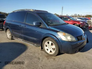 2005 Nissan Quest SE with VIN 5N1BV28U25N131126, listed as a Copart auction lot 45471885 with 158,059 mi miles and Clean Title. Bid and sale history available at carsss.com. Image 4.