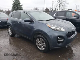 2017 Kia Sportage LX with VIN KNDPMCAC8H7217649, listed as a IAAI auction lot 40843857 with 146,881 mi miles and . Bid and sale history available at carsss.com. Image 1.
