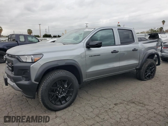2024 Chevrolet Colorado 4WD Trail Boss with VIN 1GCPTEEK3R1253043, listed as a Copart auction lot 53705385 with 3,706 mi miles and Salvage title. Bid and sale history available at DreamBid. Image 1.
