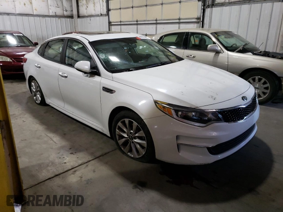 2016 Kia Optima LX with VIN 5XXGT4L30GG002858, listed as a Copart auction lot 74230034 with 83,651 mi miles and Salvage title. Bid and sale history available at DreamBid. Image 4.