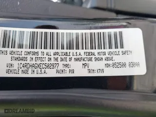 2014 Dodge Durango SXT with VIN 1C4RDHAGXEC502977, listed as a IAAI auction lot 41722180 with 155,862 mi miles. Bid and sale history available at carsss.com. Image 9.