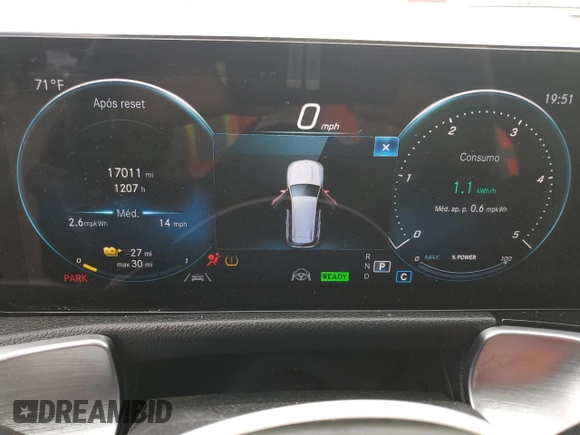 2023 Mercedes-Benz EQB 300 z VIN W1N9M0KB9PN053411, wystawiony jako Copart lot #86200964 z przebiegiem 17 011 mil mil oraz Szkody całkowita. Historia ofert i sprzedaży dostępna na DreamBid. Obrazek 9.