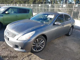 2012 Infiniti G25 Sedan x with VIN JN1DV6AR9CM731559, listed as a IAAI auction lot 41507459 with 106,823 mi miles. Bid and sale history available at carsss.com. Image 2.