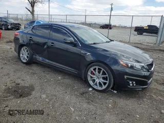 2015 Kia Optima SX Turbo with VIN 5XXGR4A61FG381136, listed as a Copart auction lot 52709315 with 48,751 mi miles and Salvage Title. Bid and sale history available at carsss.com. Image 4.