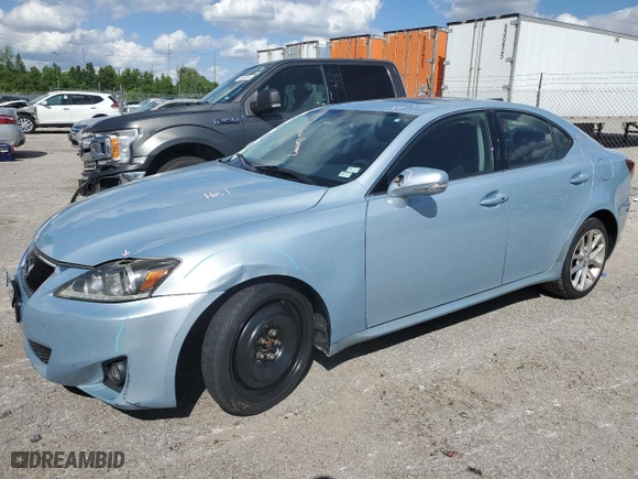 2011 Lexus IS 250 with VIN JTHCF5C22B5048190, listed as a Copart auction lot 54566214 with 140,964 mi miles and Salvage Title. Bid and sale history available at carsss.com. Image 1.