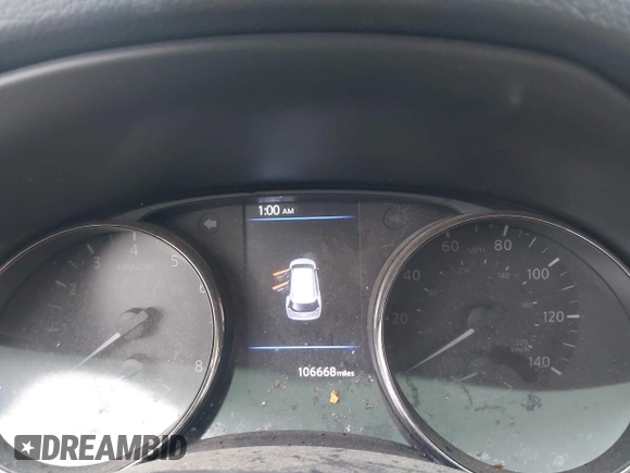 2019 Nissan Rogue SV with VIN JN8AT2MT4KW263267, listed as a IAAI auction lot 41155792 with 106,668 mi miles. Bid and sale history available at carsss.com. Image 7.