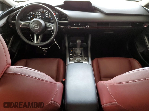 2024 Mazda 3 S Carbon Edition with VIN 3MZBPBCM3RM410653, listed as a Copart auction lot 55505645 with 26,729 mi miles and Salvage Title. Bid and sale history available at DreamBid. Image 8.