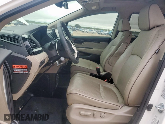 2022 Honda Odyssey Elite with VIN 5FNRL6H93NB066040, listed as a Copart auction lot 60162665 with 36,665 mi miles and Salvage title. Bid and sale history available at DreamBid. Image 7.