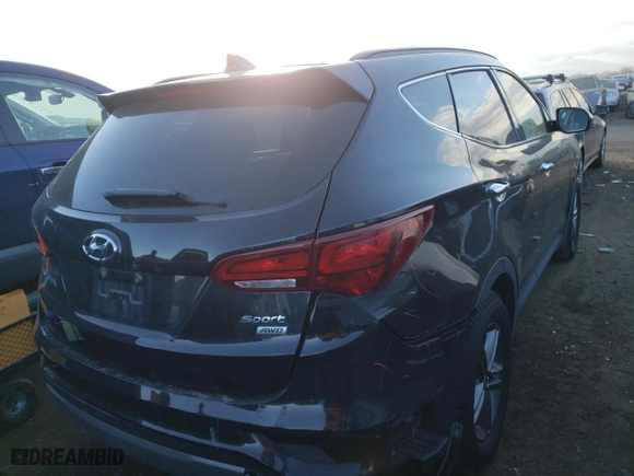 2017 Hyundai Santa Fe Sport 2.4L with VIN 5XYZUDLB8HG388133, listed as a Copart auction lot 39393434 with NaN miles and Salvage Title. Bid and sale history available at carsss.com. Image 3.