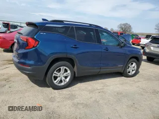 2020 GMC Terrain SLE with VIN 3GKALTEV4LL189913, listed as a Copart auction lot 54226255 with 83,537 mi miles and Salvage title. Bid and sale history available at DreamBid. Image 3.