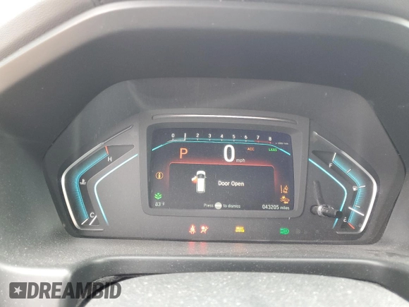 2018 Honda Odyssey EX with VIN 5FNRL6H5XJB069136, listed as a Copart auction lot 51873105 with 43,205 mi miles and Salvage title. Bid and sale history available at DreamBid. Image 9.